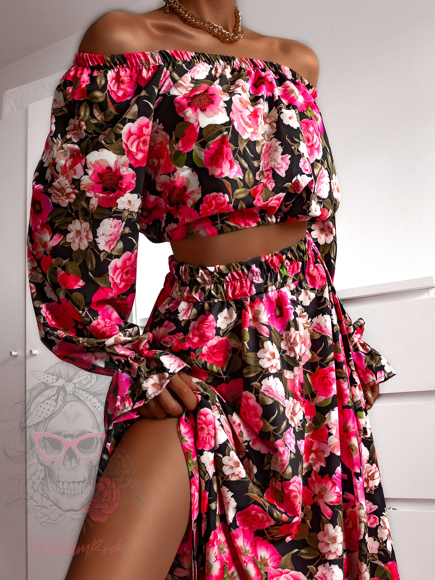 Komplet letni NB Bermudi long kolorowy