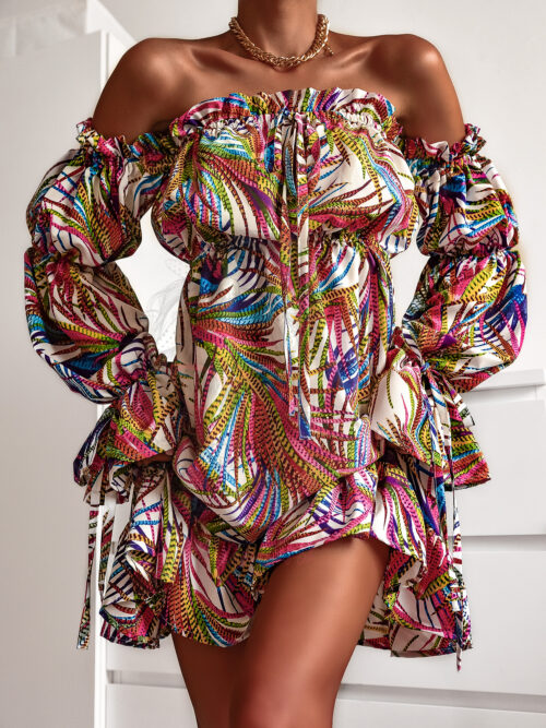 Sukienka letnia NB Ganja kolorowa