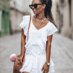 Komplet ażurowy NB Parani biały