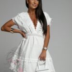 Sukienka koronkowa Monica biała