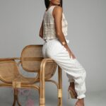 Top pleciony Premium Maliaki beżowy