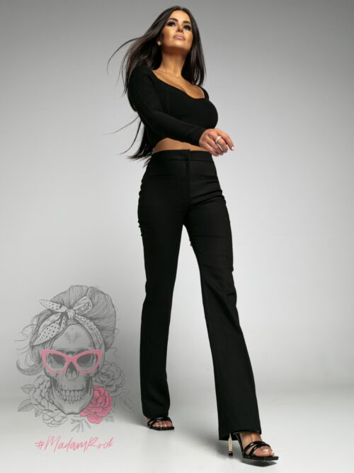 Spodnie eleganckie Auguto czarne