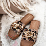 Klapki damskie Madam Good Deal panterka