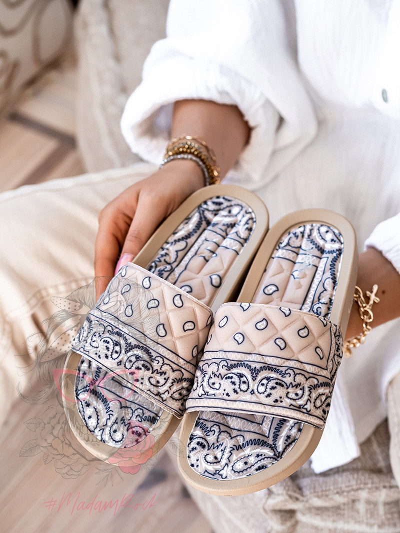 Klapki miękkie Rock Versaco beżowe