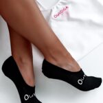 Skarpetki damskie Ola Voga Woman Socks czarne vs białe logo