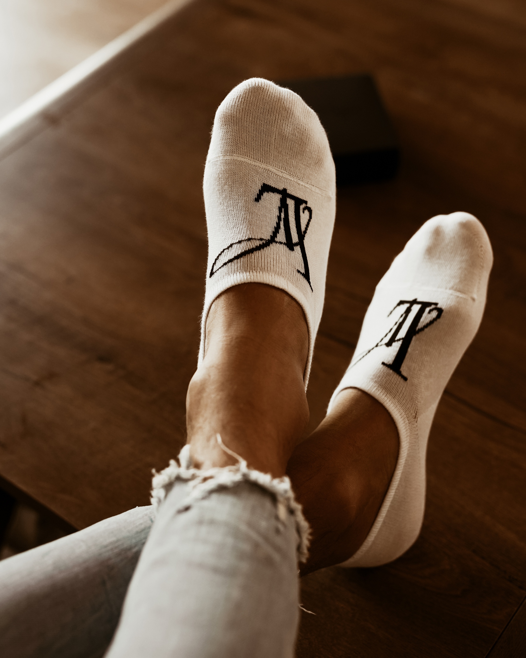 Skarpetki męskie Man Socks białe vs black