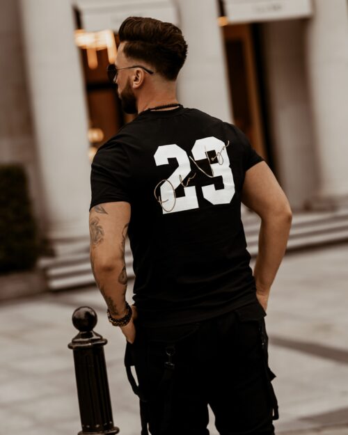 T-shirt męski O'la Voga 23OLV czarny