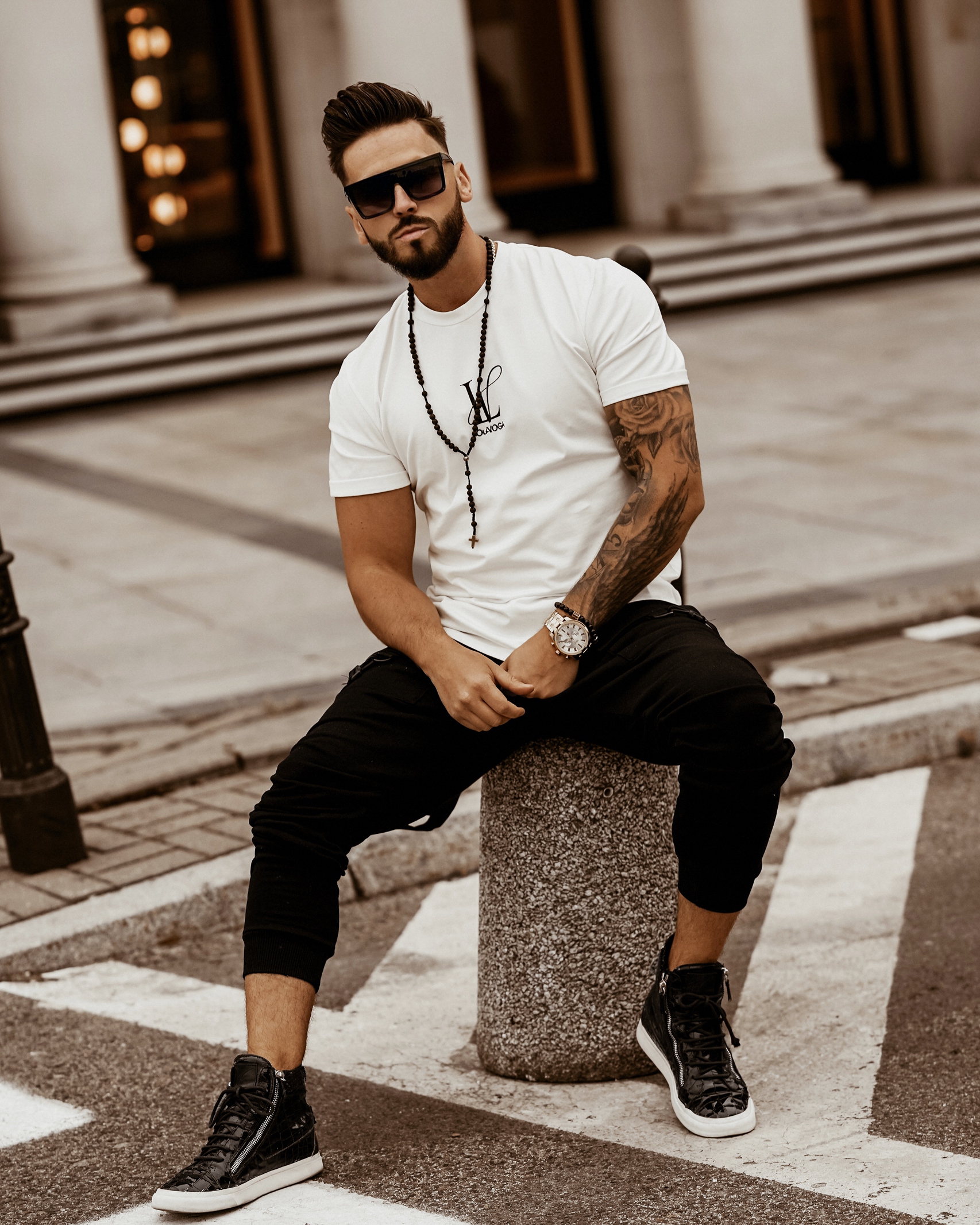 T-shirt męski O'la Voga 23OLV ecru T-shirt męski O'la Voga 23OLV ecru