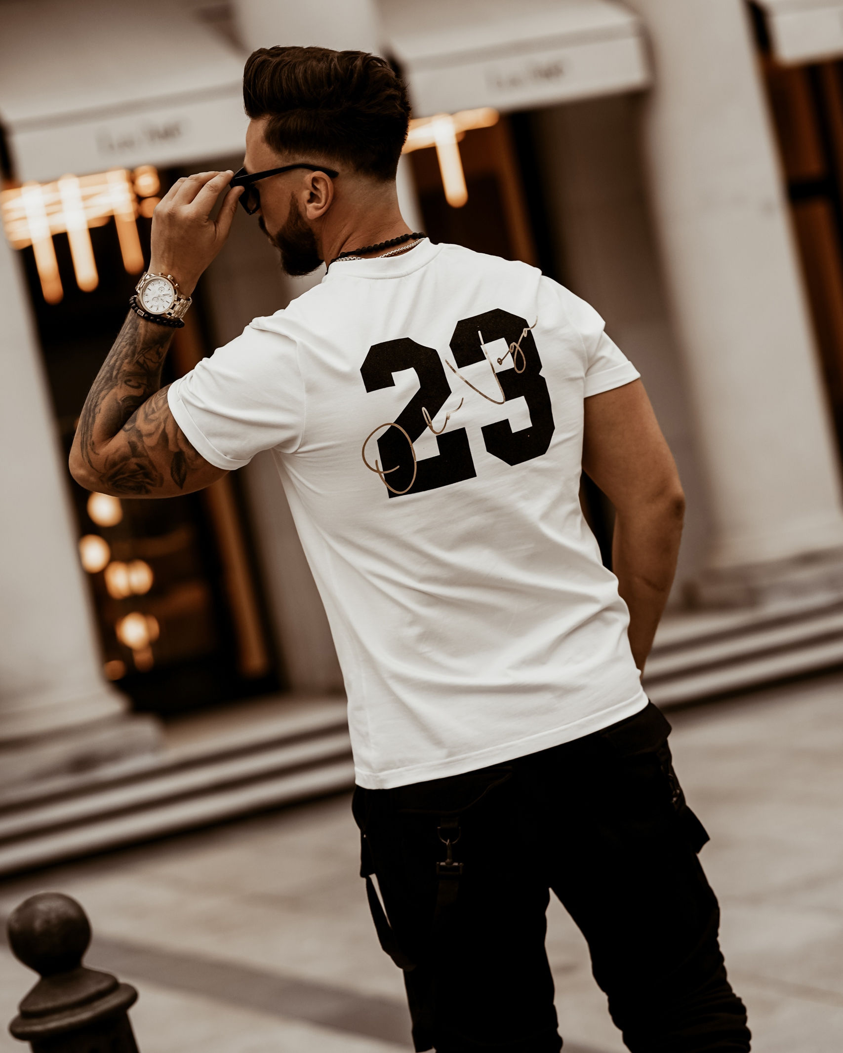 T-shirt męski O'la Voga 23OLV ecru