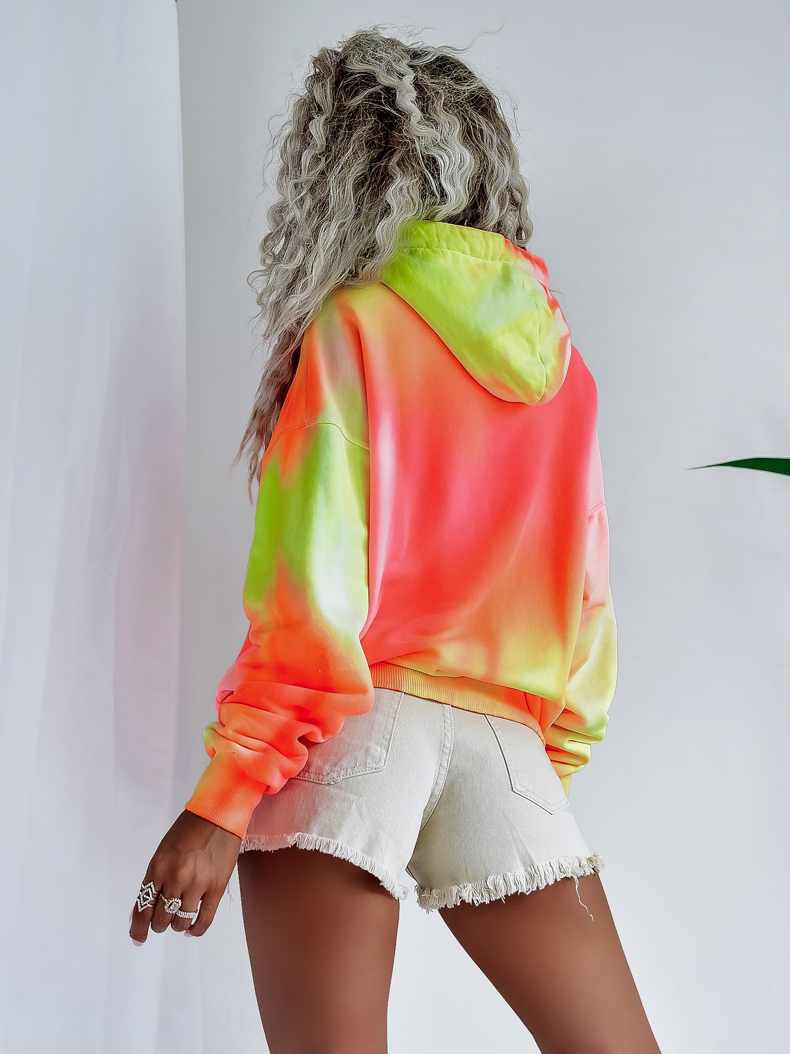 Bluza ombre Lovely Mix Ola Voga pomarańcz vs limonka