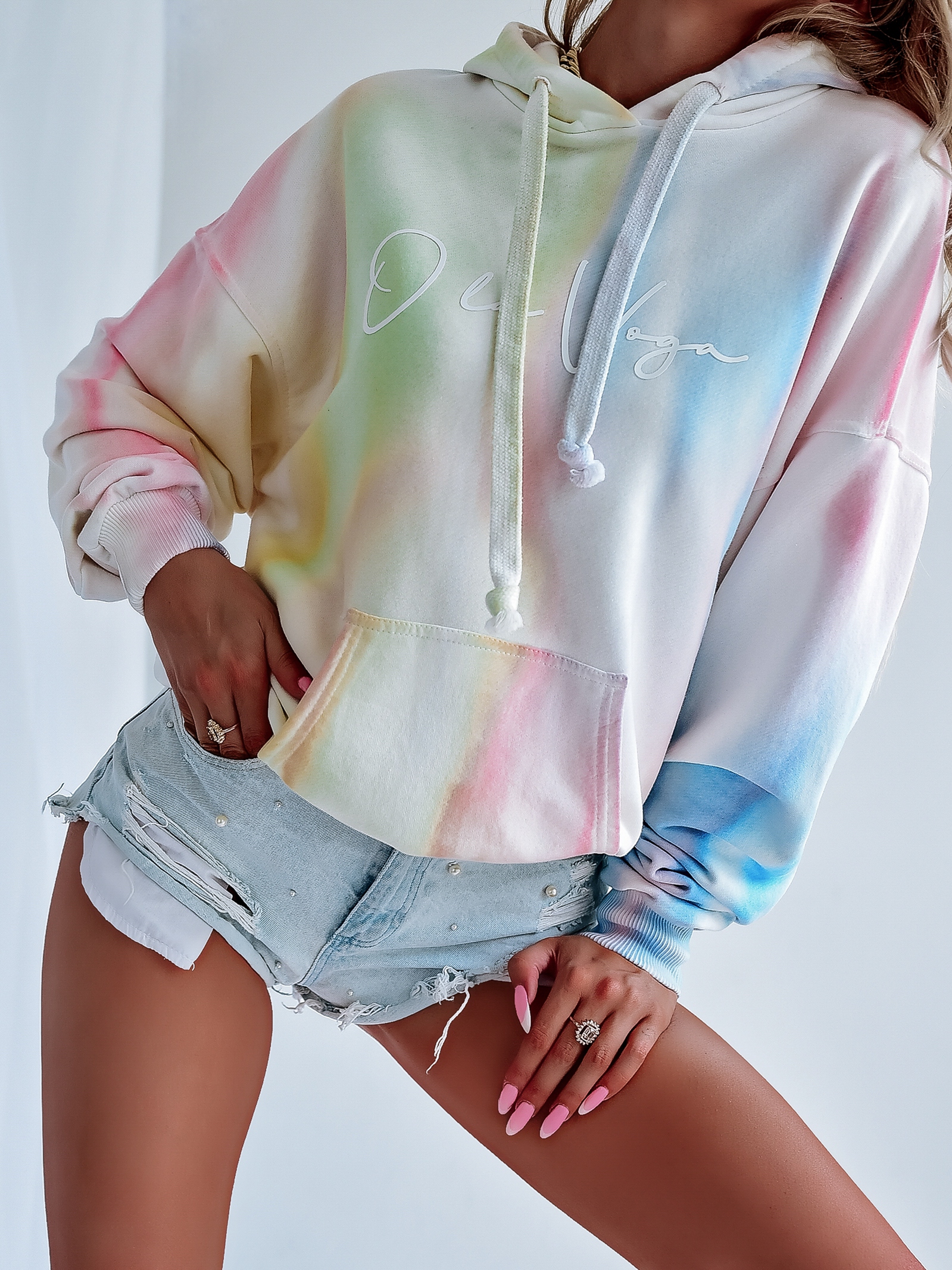 Bluza ombre Lovely Mix Ola Voga lila vs róż