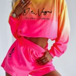 PREORDER Komplet Spring Ombre Ola Voga c. róż vs pomarańcz