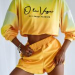 Komplet Spring Ombre Ola Voga pomarańcz vs żółty