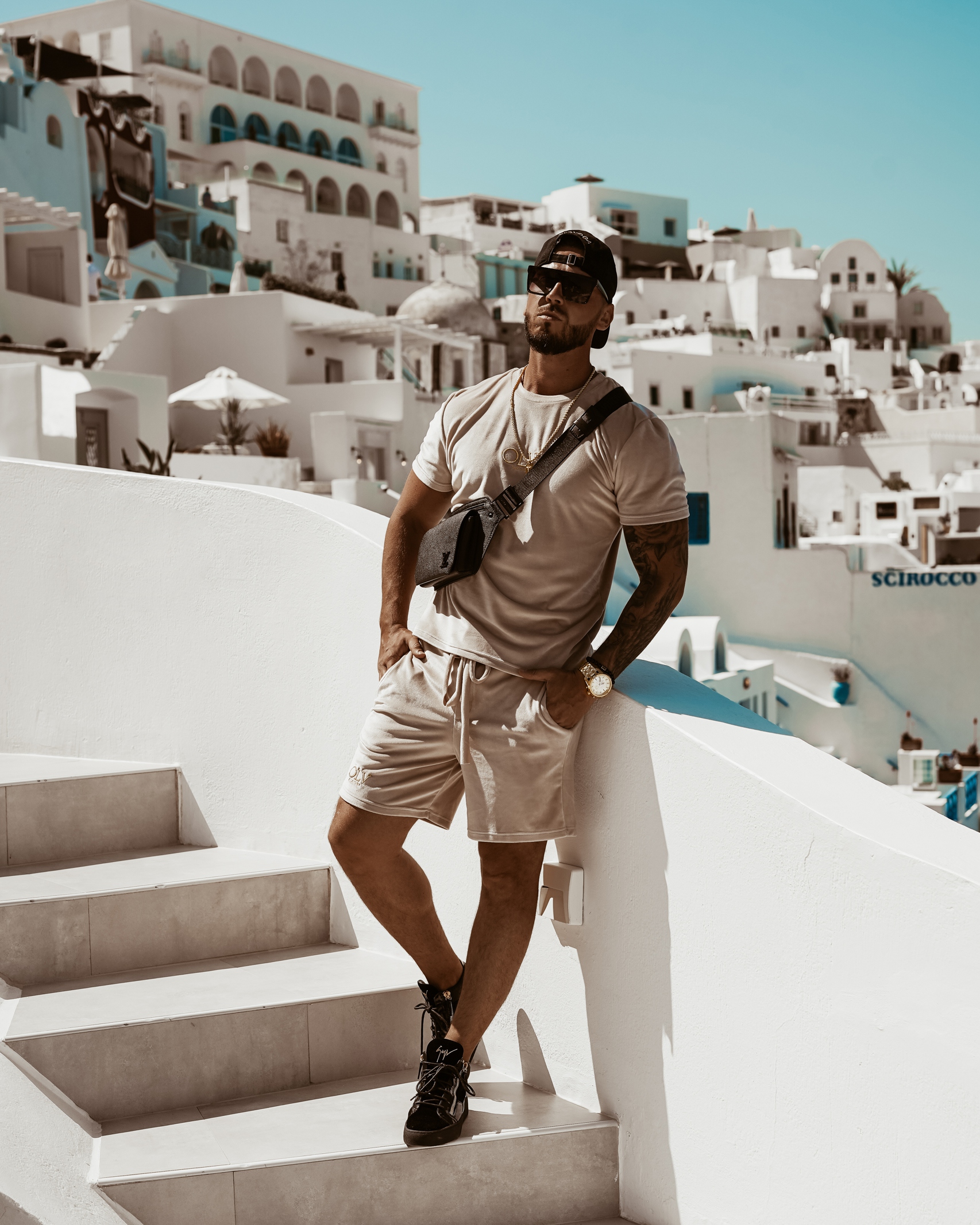 Komplet męski O'la Voga Velvet OLV Man beżowy