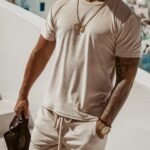 Komplet męski O'la Voga Velvet OLV Man beżowy