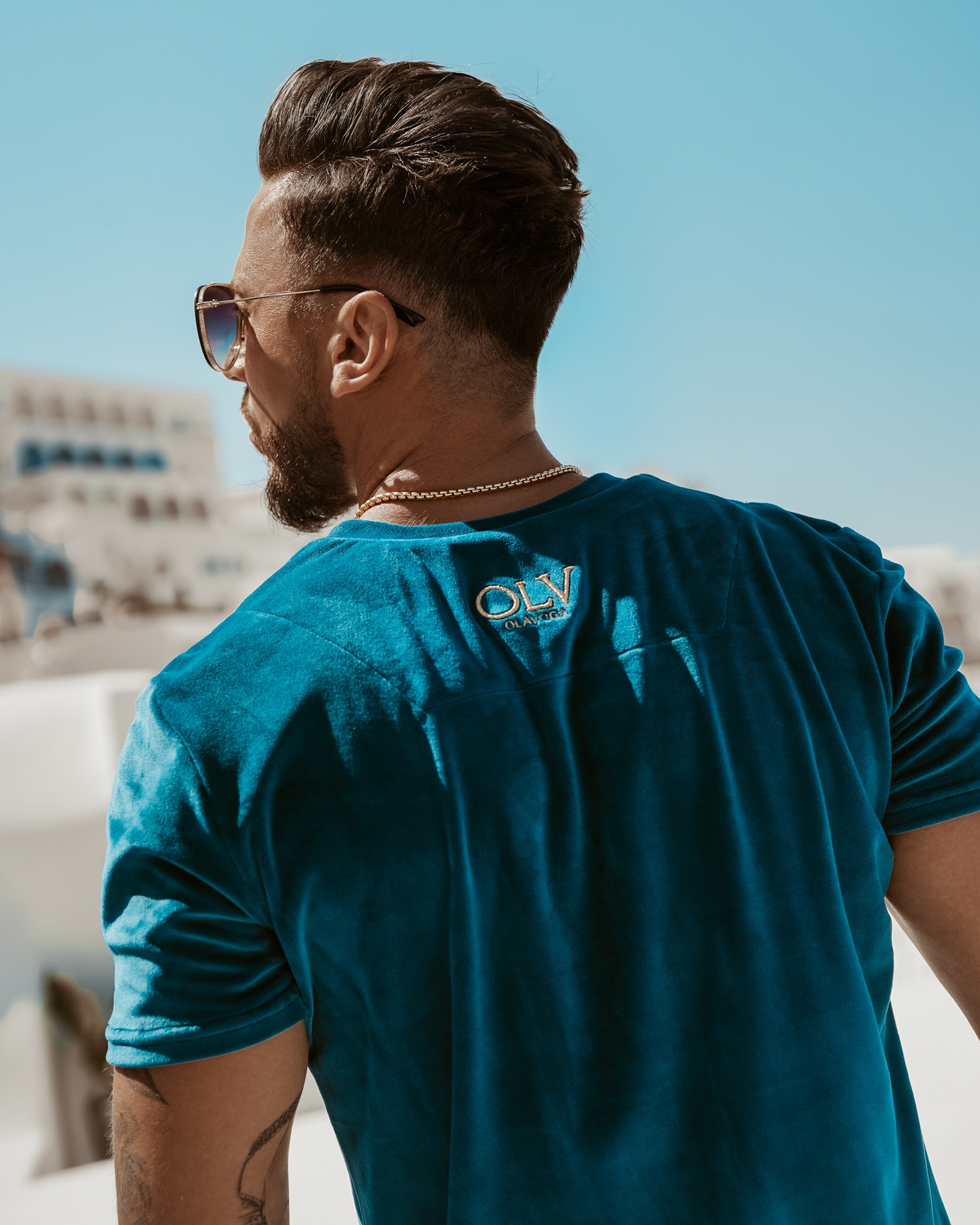 Komplet męski O'la Voga Velvet OLV Man morski