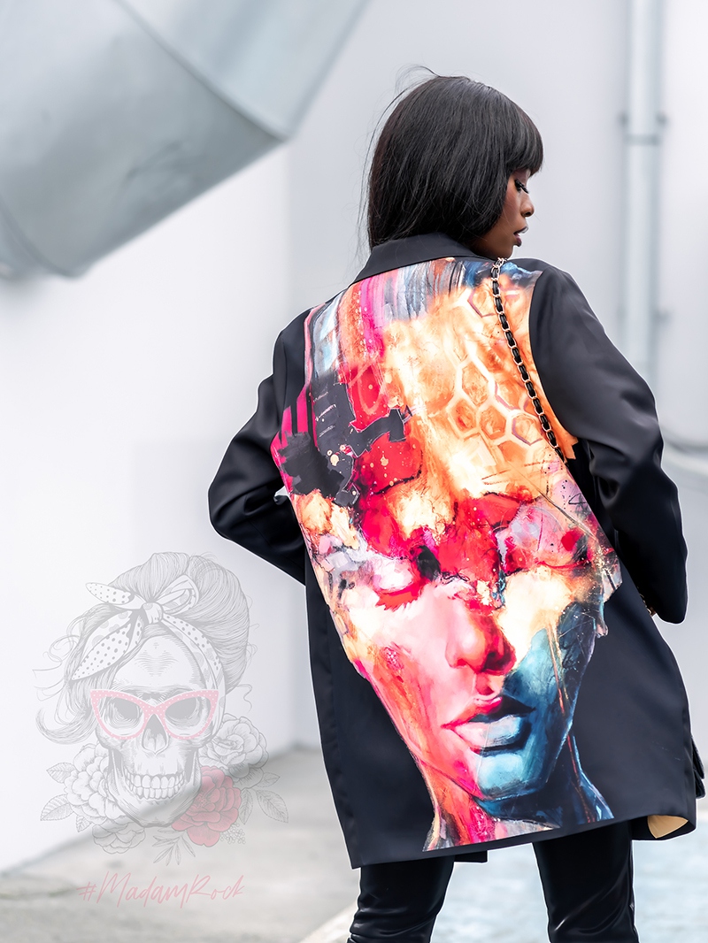 Marynarka oversize MC Inspired czarna Marynarka oversize MC Inspired czarna