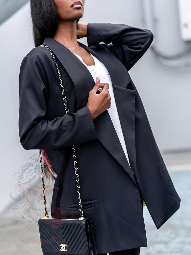 Marynarka oversize MC Inspired czarna Marynarka oversize MC Inspired czarna