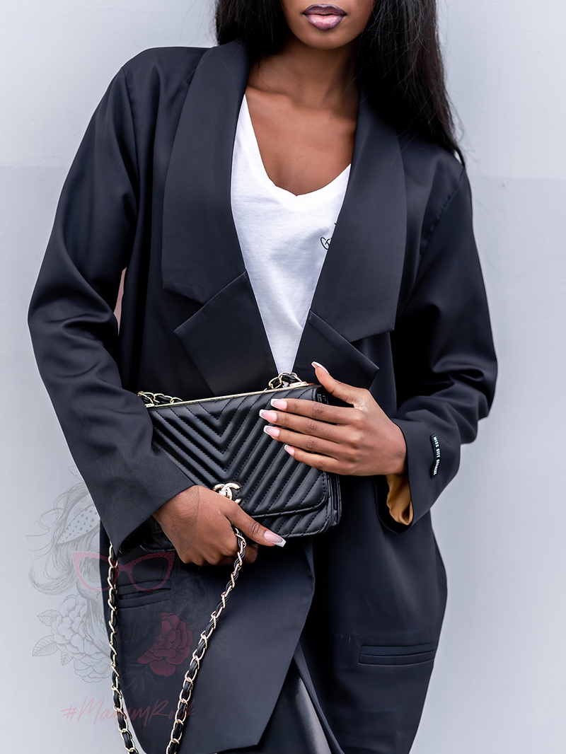 Marynarka oversize MC Inspired czarna Marynarka oversize MC Inspired czarna