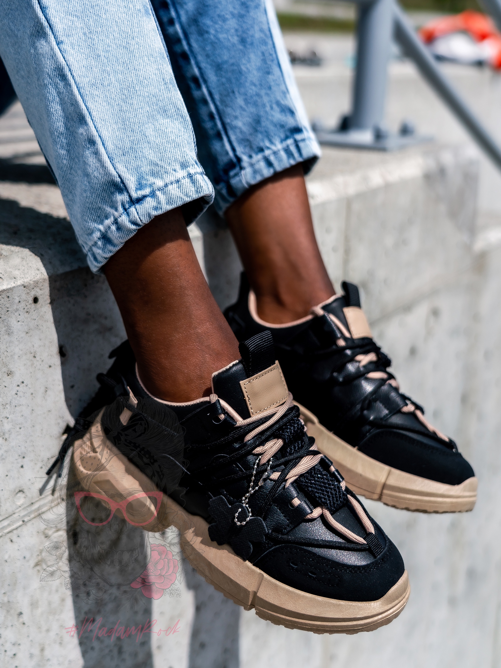 Buty sportowe Madam Gipsy czarne