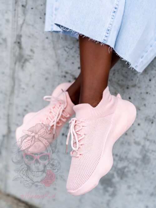 Buty sportowe Madam Rubis pudrowe