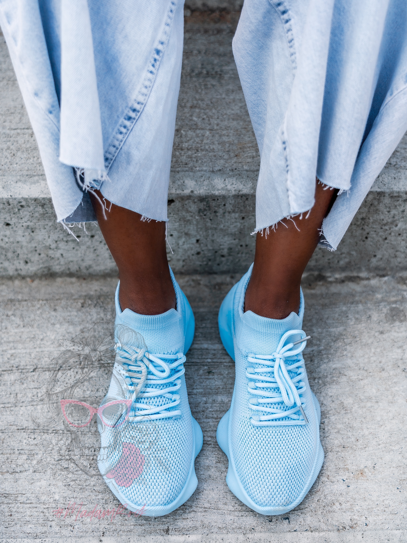 Buty sportowe Madam Rubis błękitne