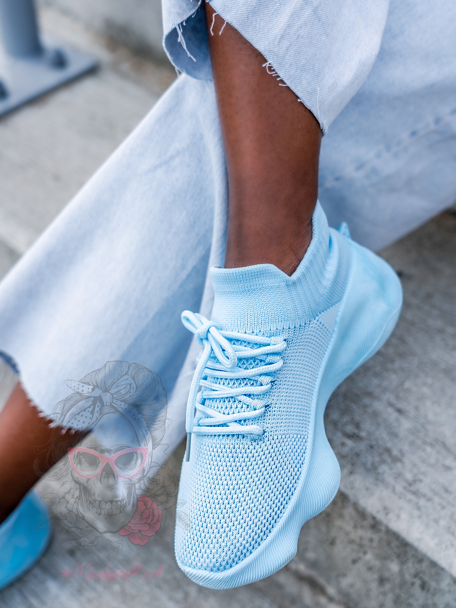 Buty sportowe Madam Rubis błękitne