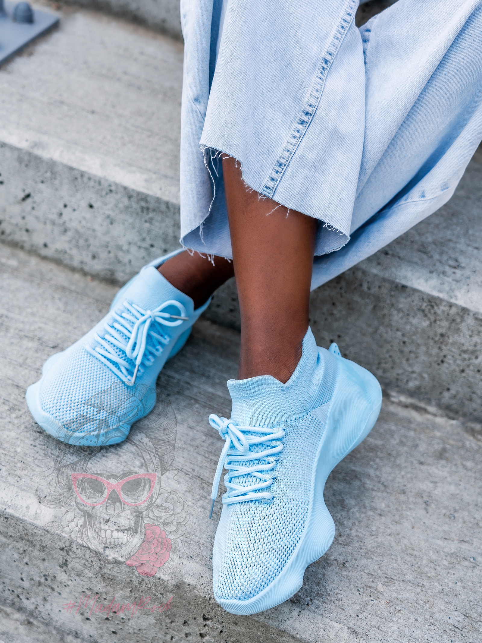 Buty sportowe Madam Rubis błękitne