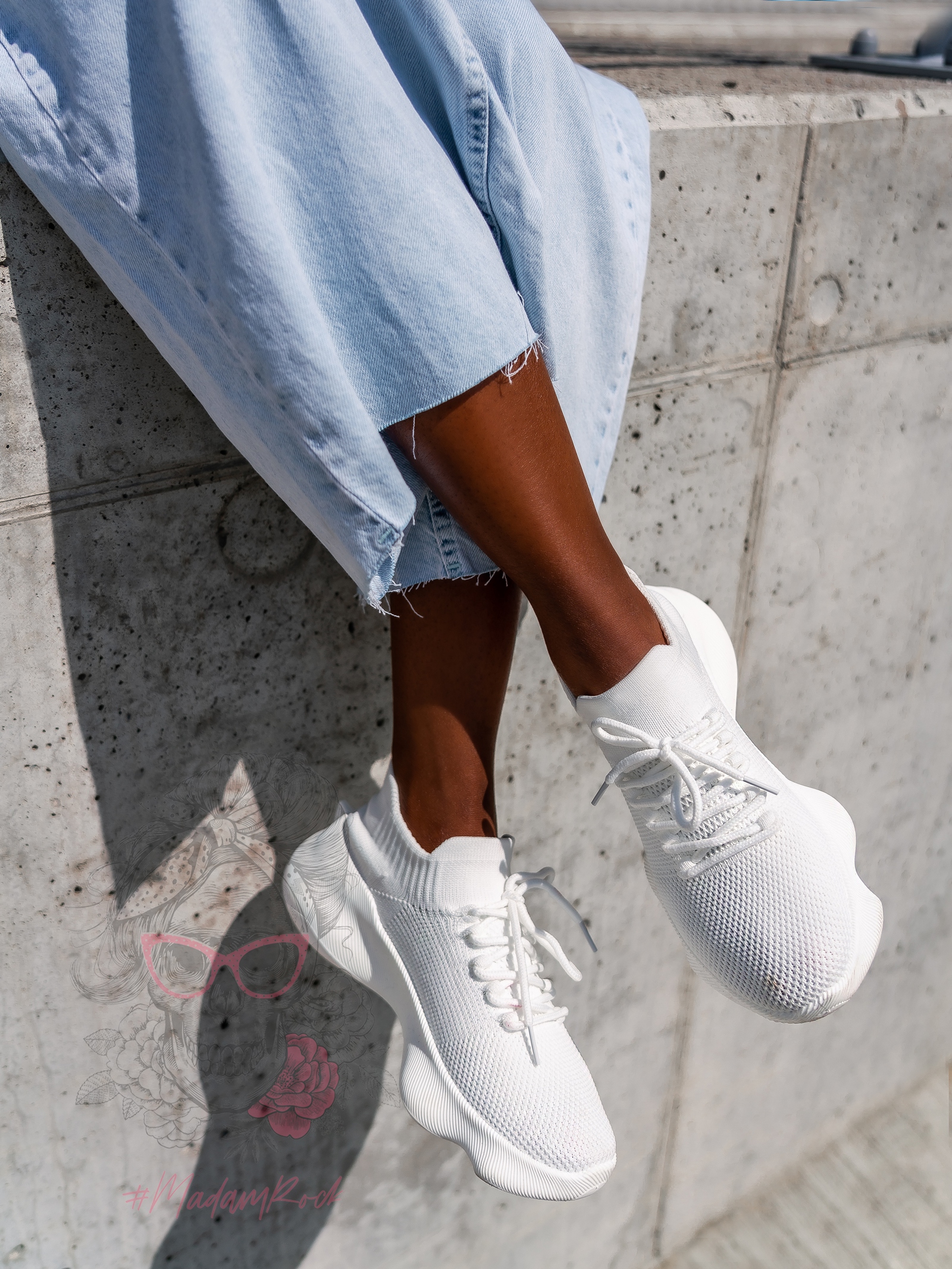 Buty sportowe Madam Rubis białe