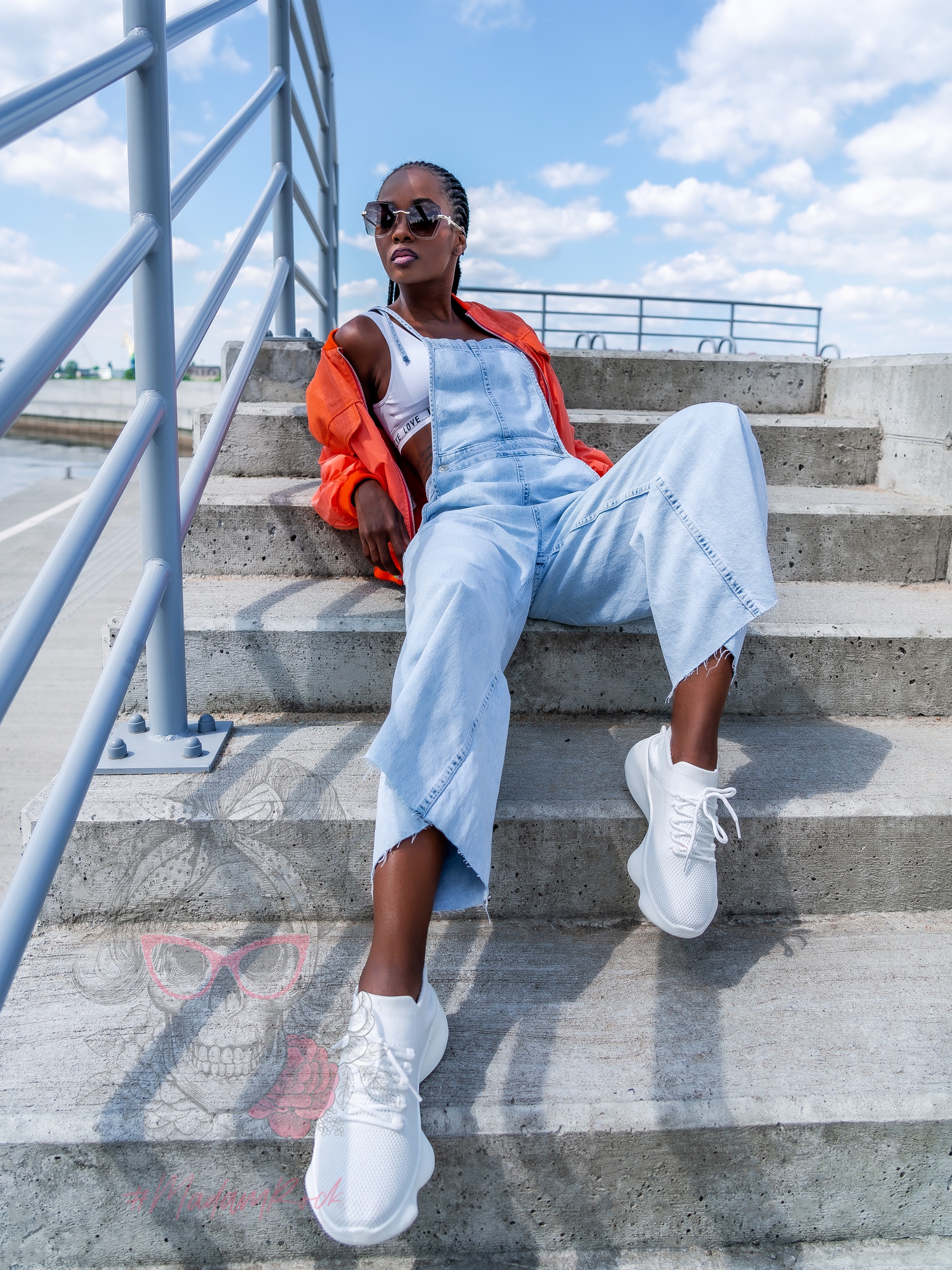 Buty sportowe Madam Rubis białe