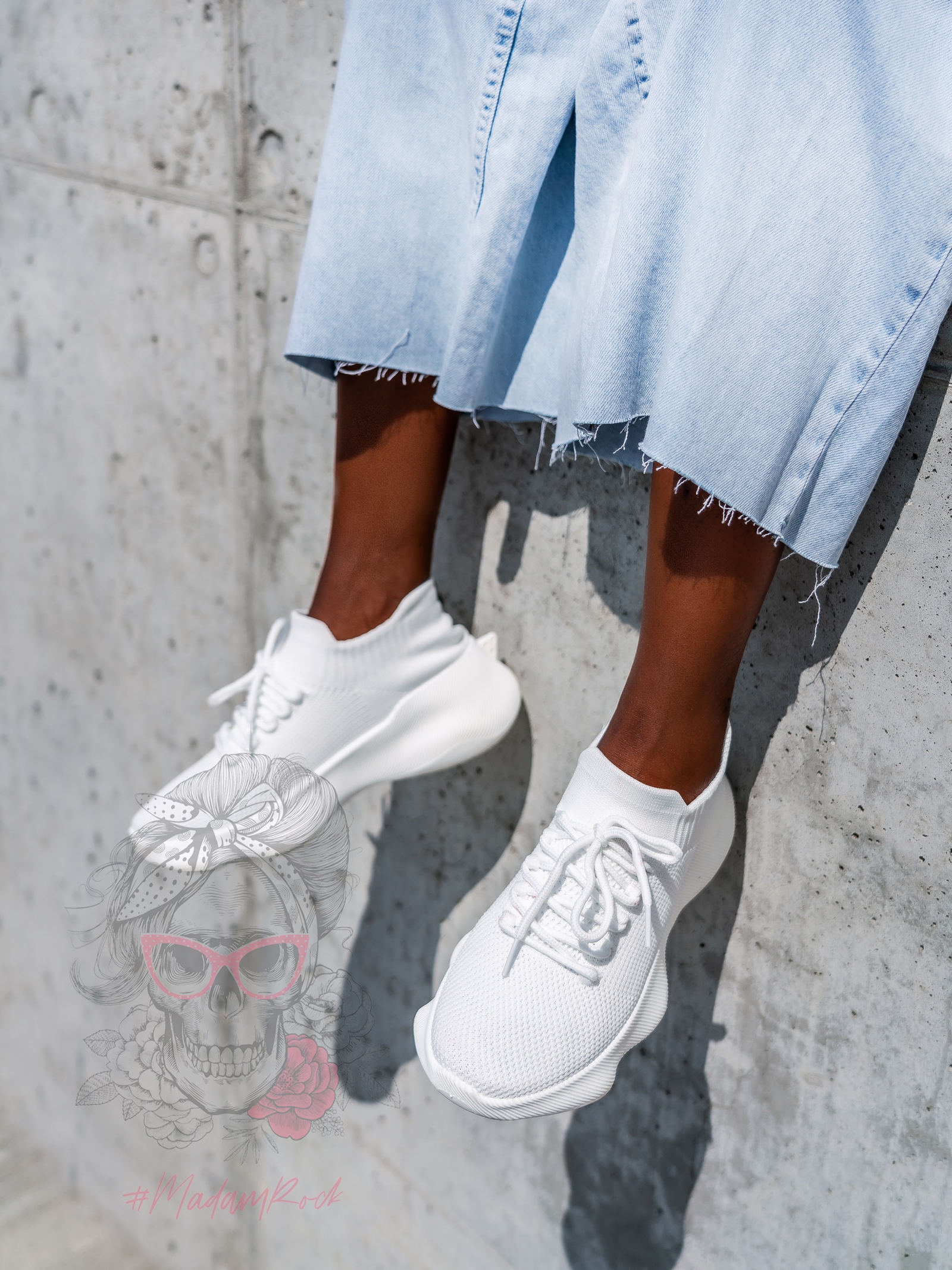 Buty sportowe Madam Rubis białe