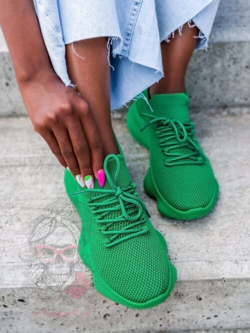 Buty sportowe Madam Rubis zielone
