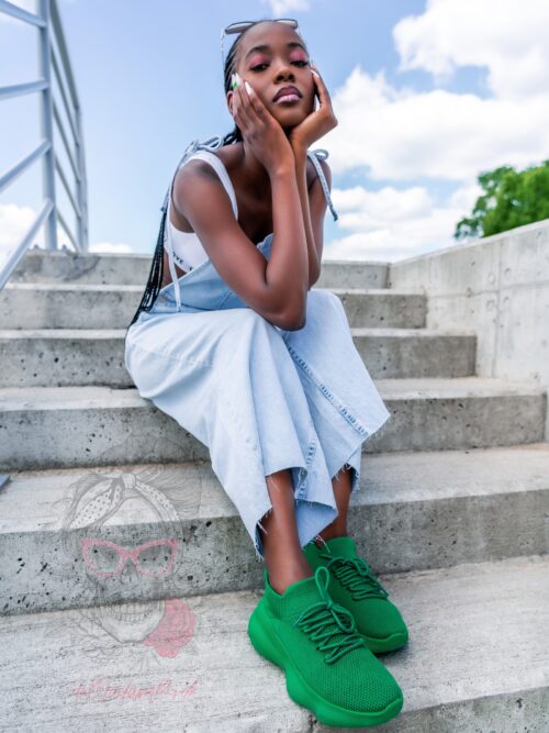 Buty sportowe Madam Rubis zielone