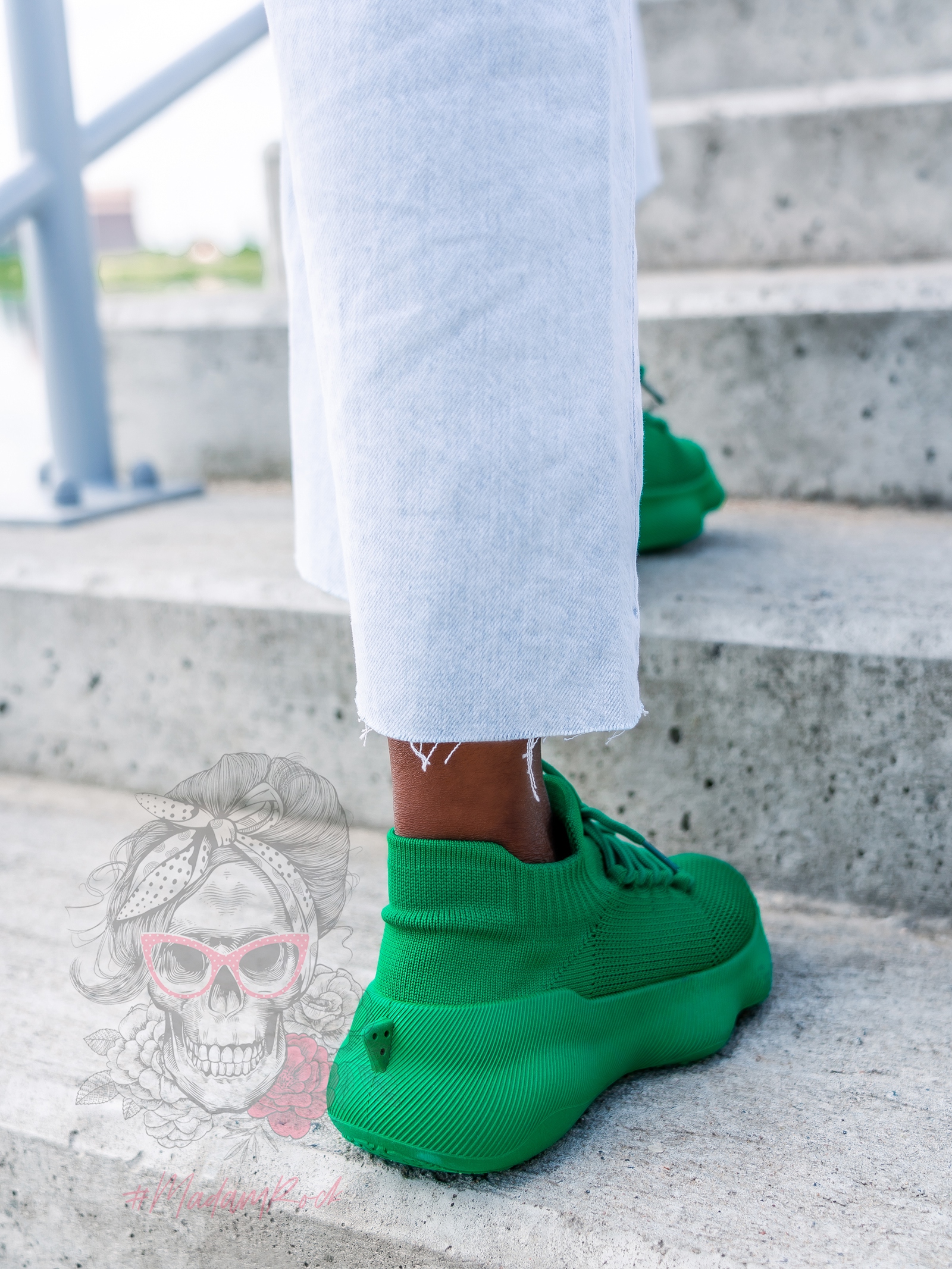 Buty sportowe Madam Rubis zielone