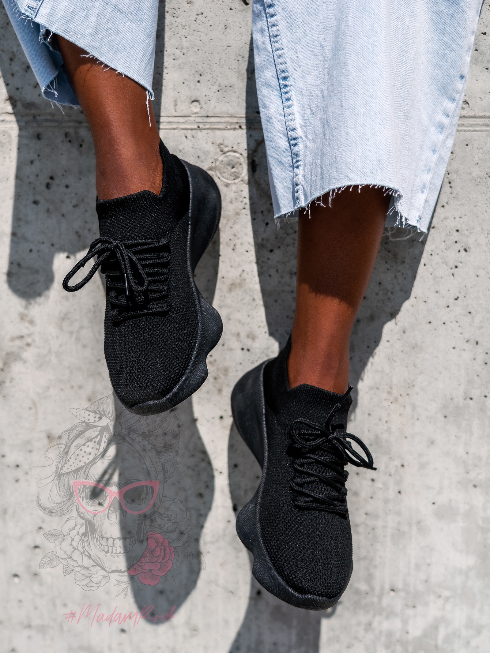 Buty sportowe Madam Rubis czarne Buty sportowe Madam Rubis czarne