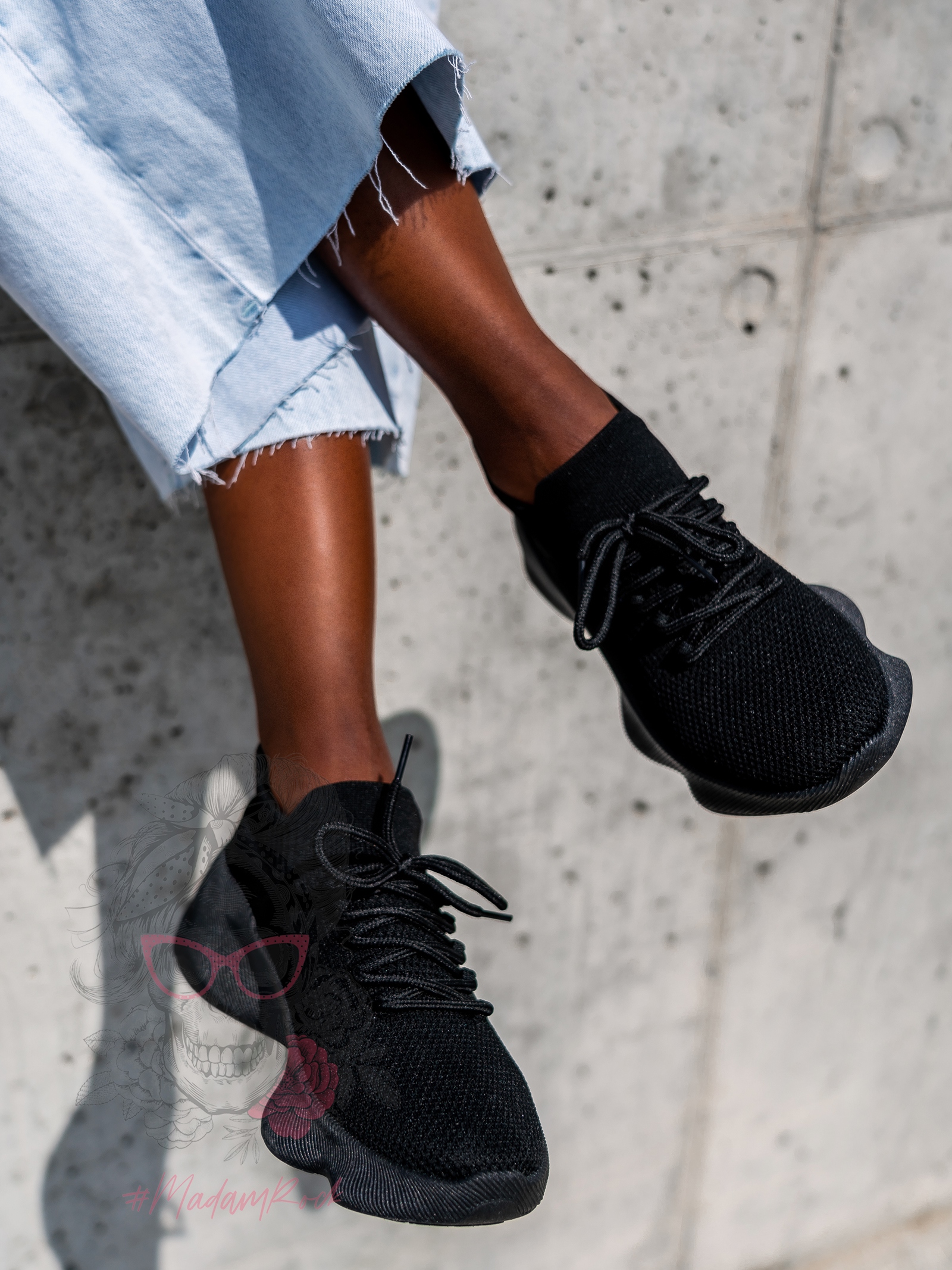 Buty sportowe Madam Rubis czarne Buty sportowe Madam Rubis czarne