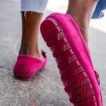 Mokasyny zamszowe Madam Nekos fuksja