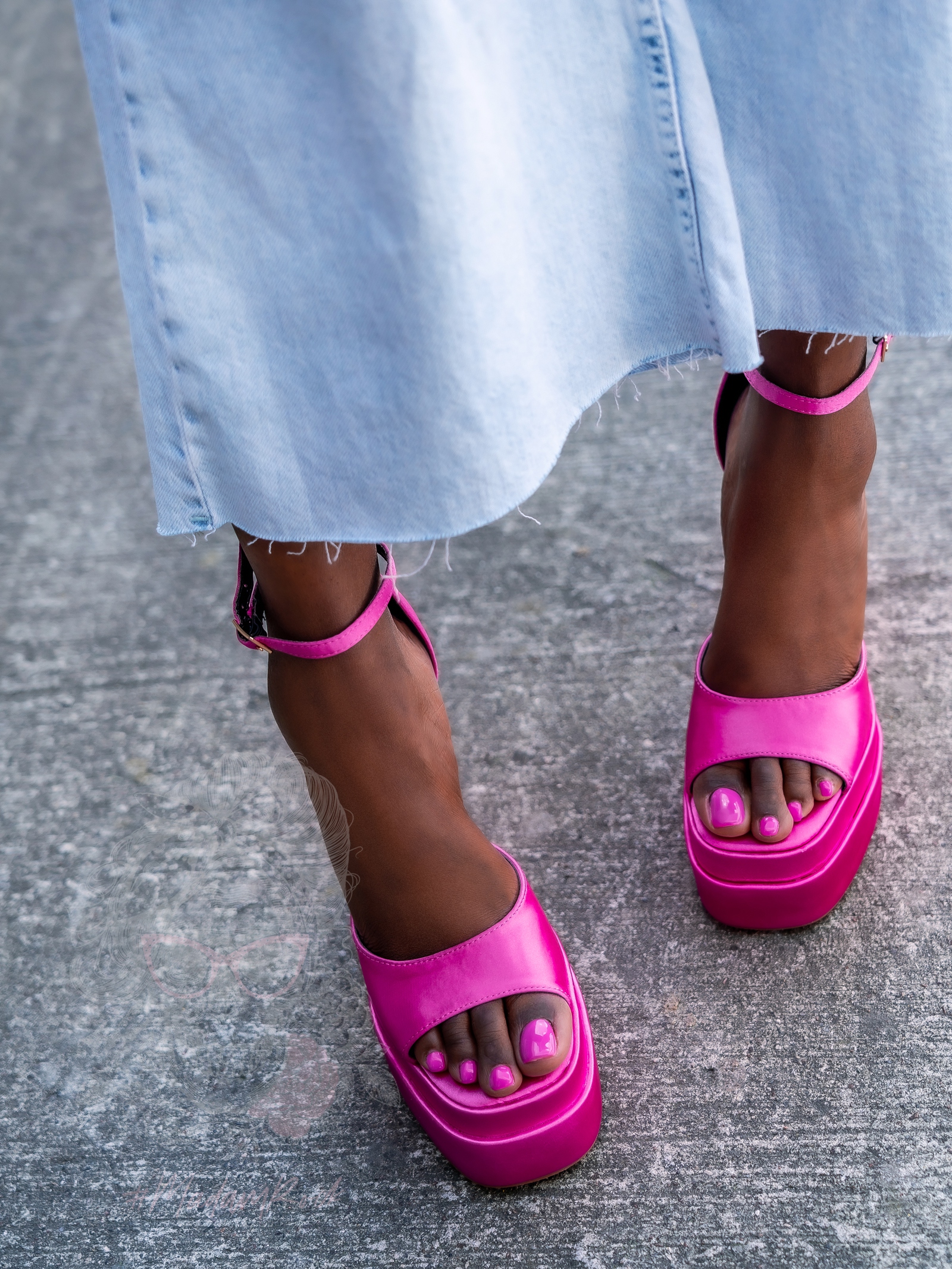 Sandały na słupku Madam Huch fuksja Sandały na słupku Madam Huch fuksja