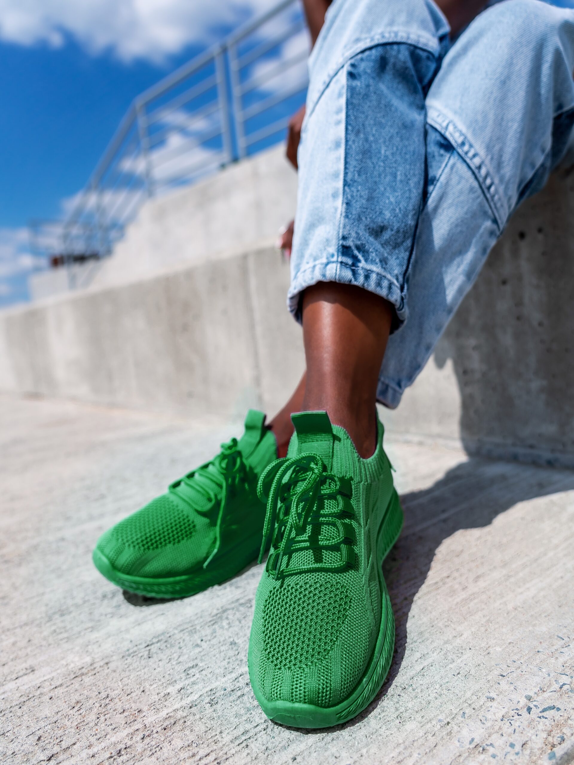 Buty sportowe Madam Sellso zielone Buty sportowe Madam Sellso zielone