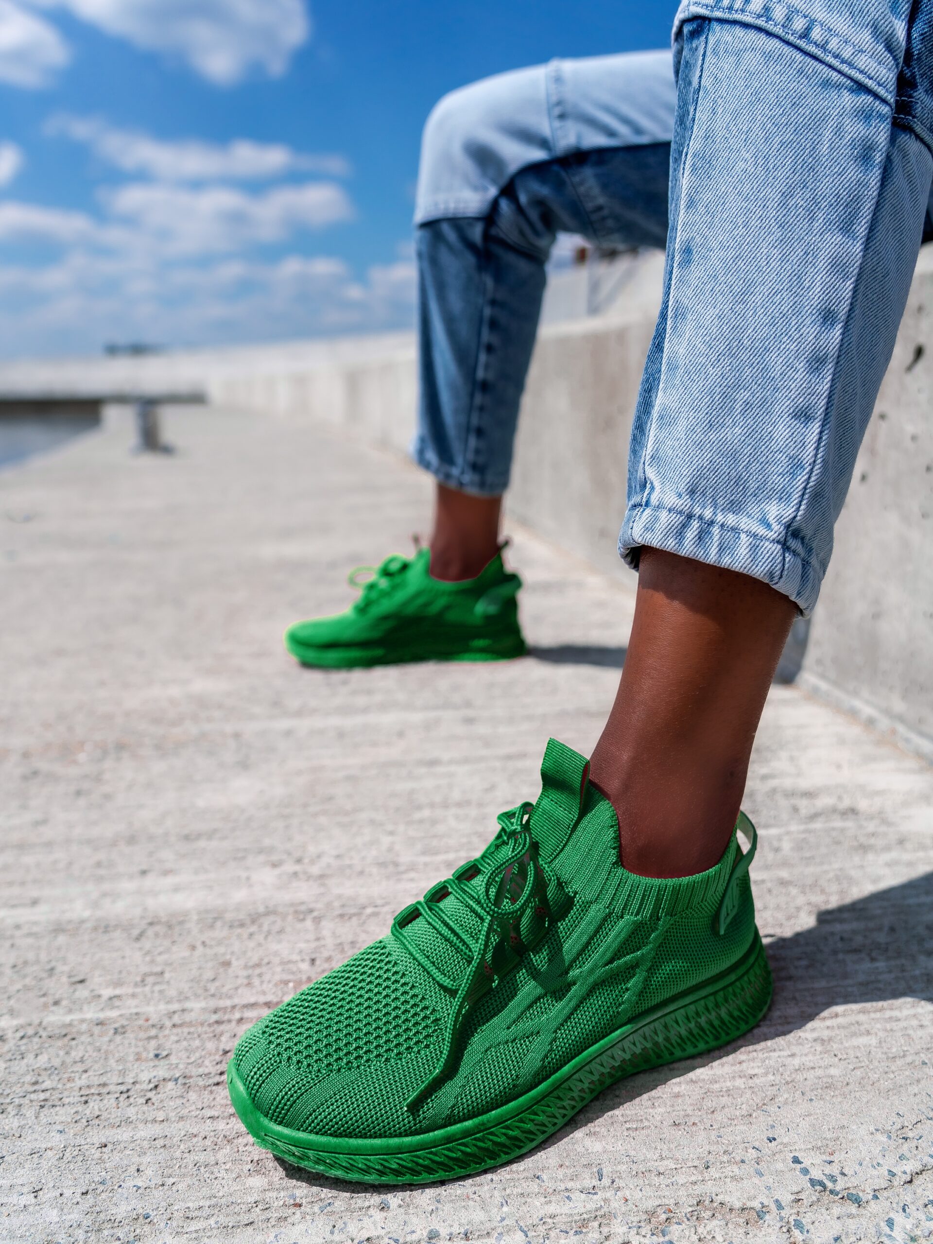 Buty sportowe Madam Sellso zielone Buty sportowe Madam Sellso zielone