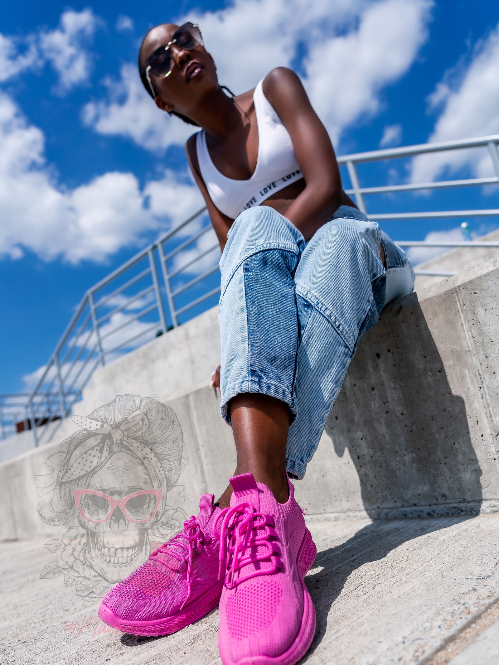 Buty sportowe Madam Sellso fuksja