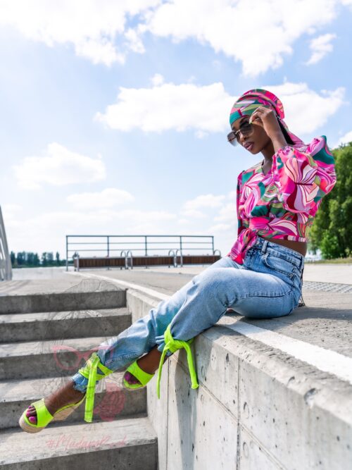 Sandały espadryle Madam Neovo limonka