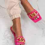 Klapki płaskie Madam Sunflower fuksja