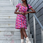 Sukienka letnia Wakaiki fuksja