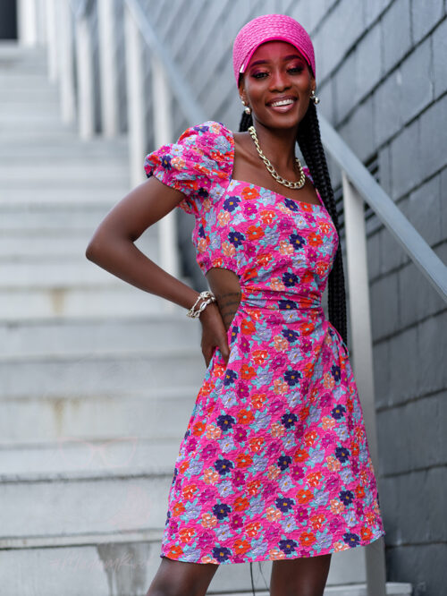 Sukienka letnia Wakaiki fuksja