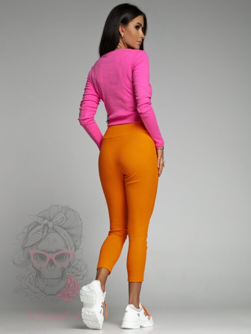 Bluzka prążkowana Items fuksja