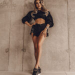 Top hiszpanka Hot Top czarny