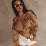 Top hiszpanka Hot Top karmelowy