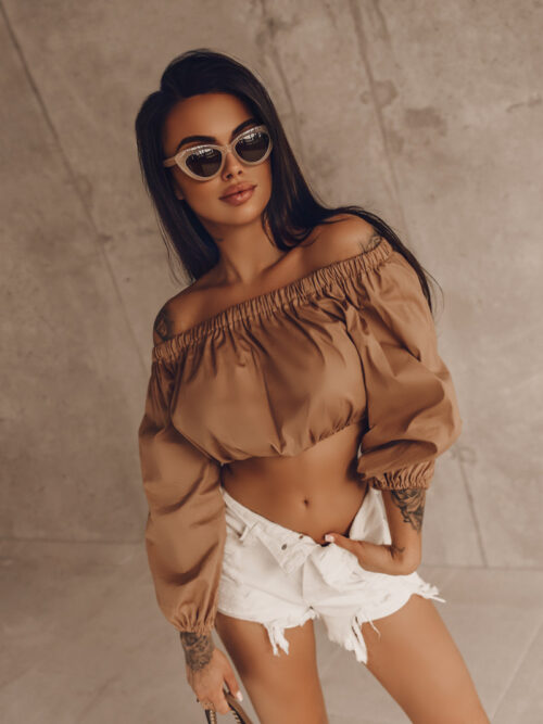 Top hiszpanka Hot Top karmelowy