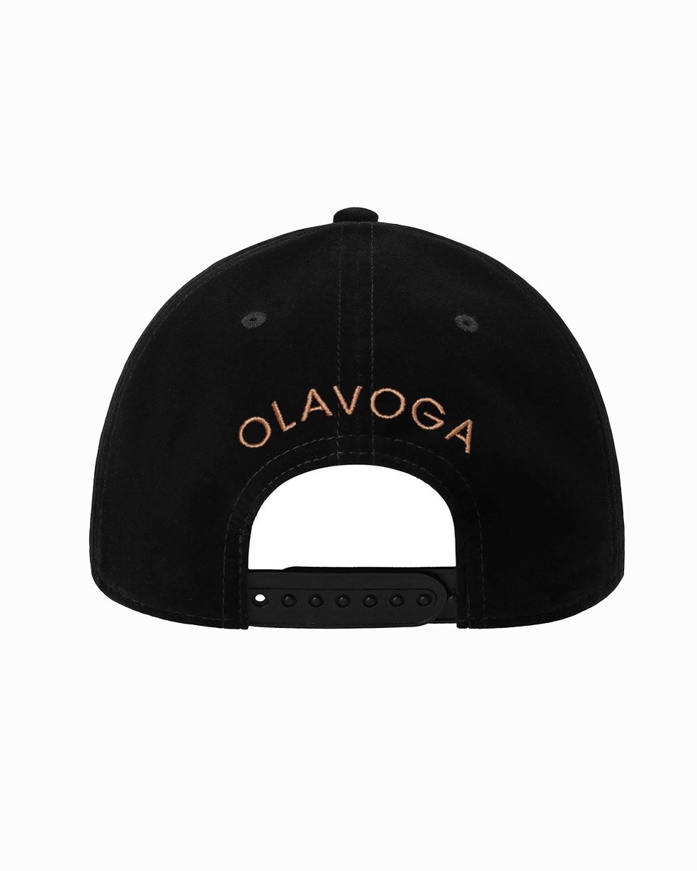 Czapka z daszkiem O'la Voga Velvet Cup LV czarna vs gold